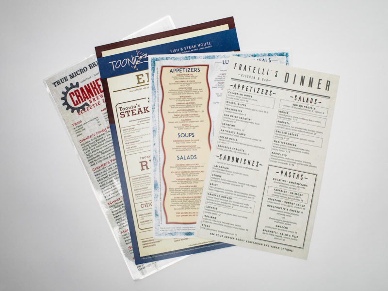 Synthetic Waterproof Menus / Menu Inserts - Image 2
