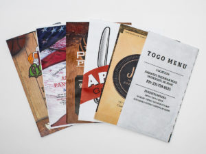 Disposable Menus