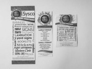 Black & White Flyers