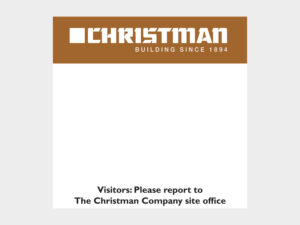 Small Branded Info Sign